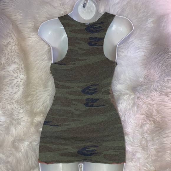 LIFT Gold Camo Racerback Graphic Tank Top - Picture 4 of 12